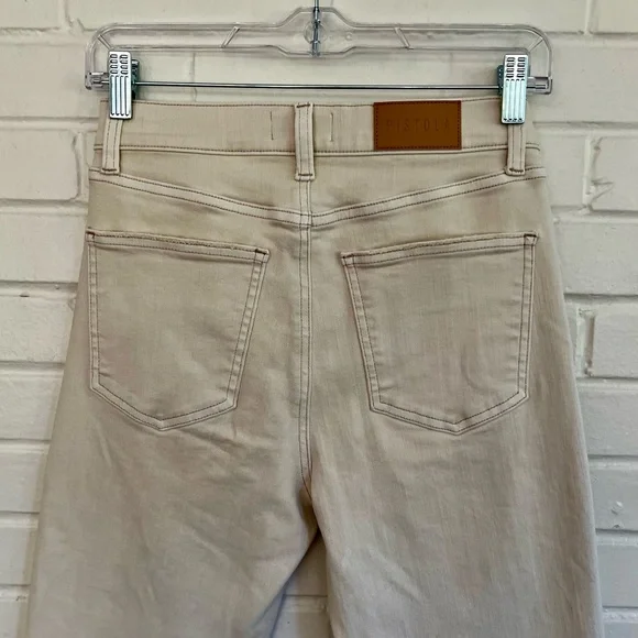 Pistola Mid Rise Skinny Jeans in Cream/Beige, SZ 26 EUC - Picture 5 of 6
